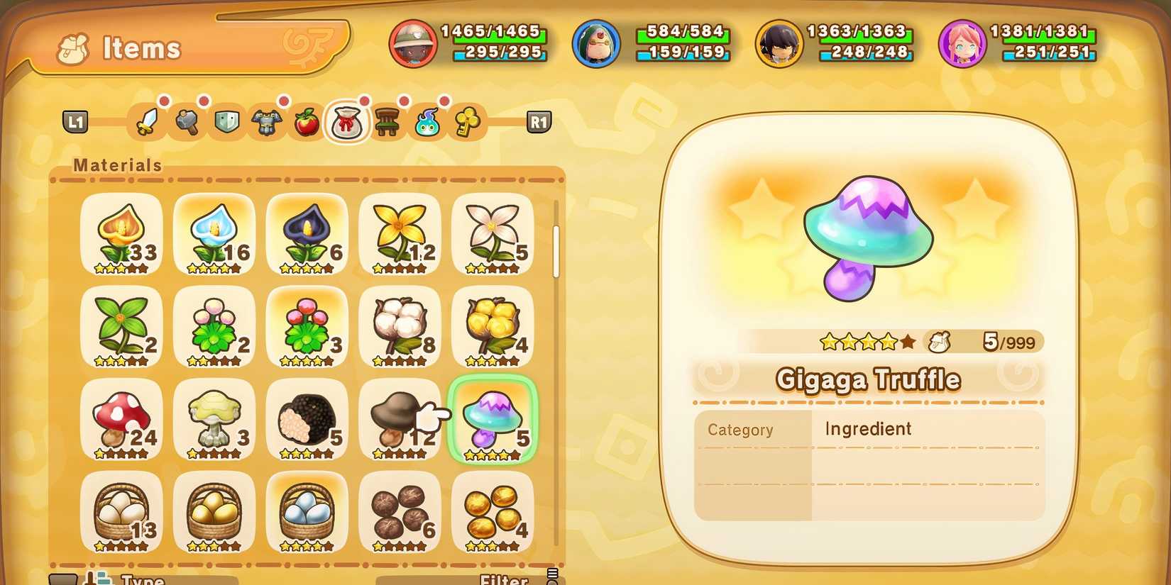 Fantasy Life i Gigaga Truffle