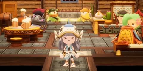 Image of a character in the Angler Life profession in Fantasy Life i