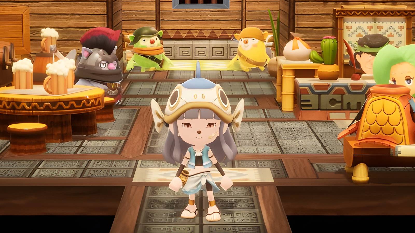 Image of a character in the Angler Life profession in Fantasy Life i