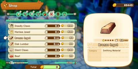 fantasy life i the girl who steals time bronze ingot