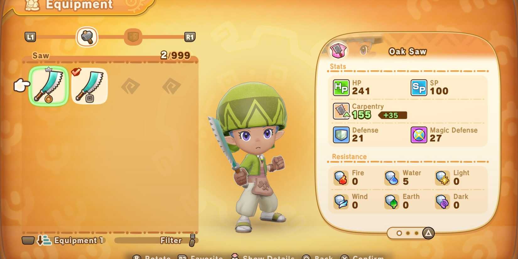 fantasy life i the girl who steals time oak saw