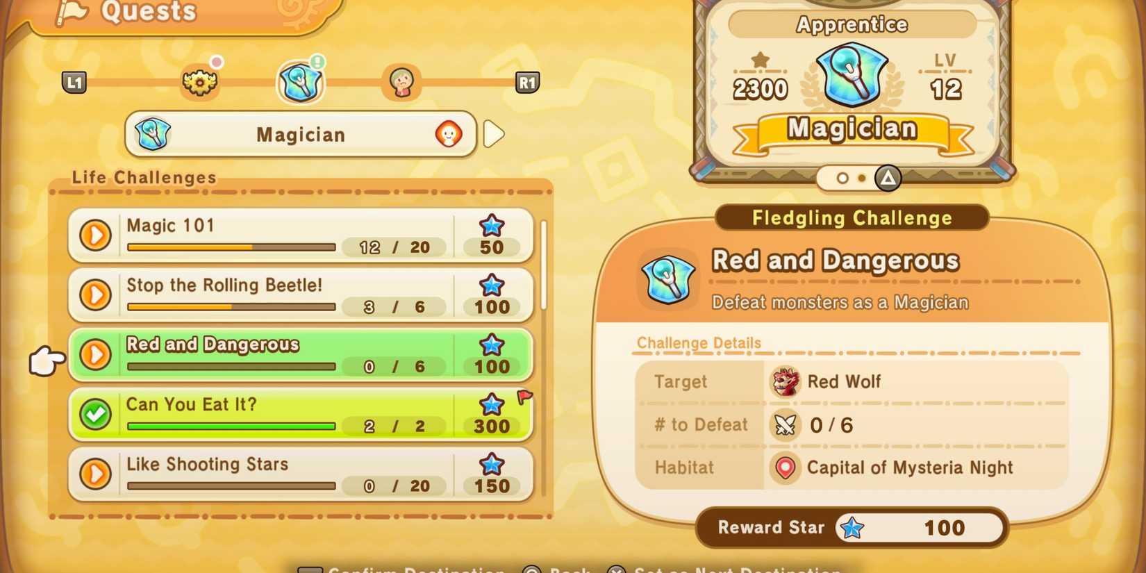 fantasy life i the girl who steals time quest log