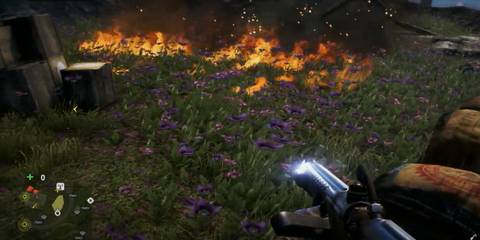 Far Cry 4 burning the poppy fields