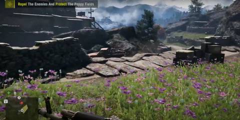Far Cry 4 protecting the poppy fields
