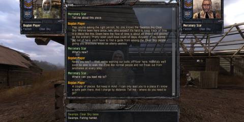 Fast Traveling with Bogdan Player Stalker Clear Sky