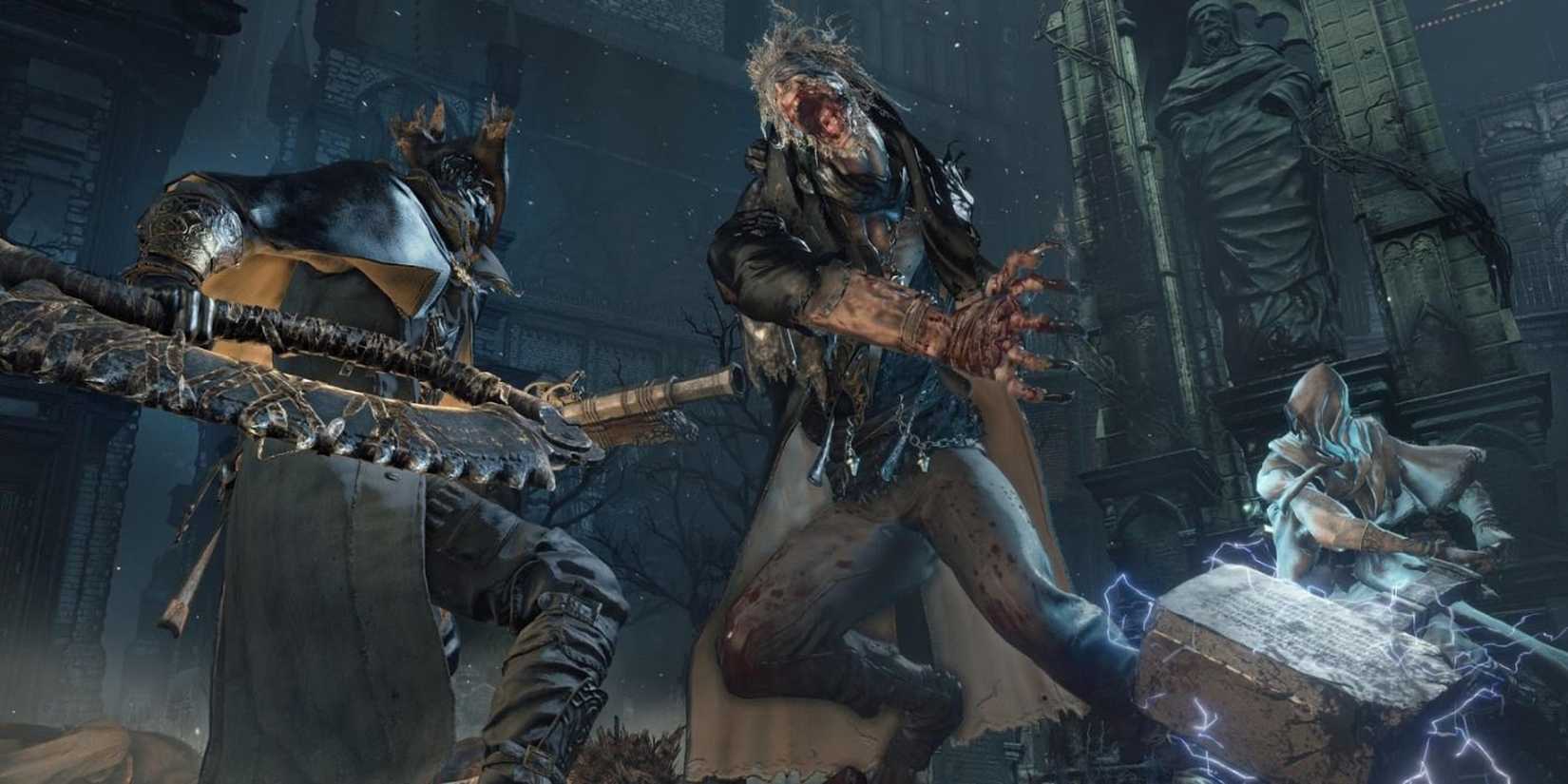 Father Gascoigne boss fight in Bloodborne