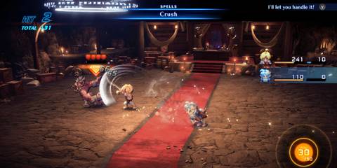Fighting a battle in Star Ocean The Second Story R