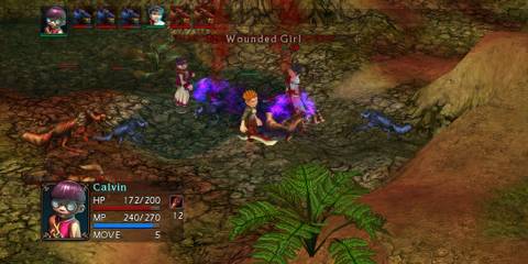 Fighting a battle in Vandal Hearts Flames Of Judgement