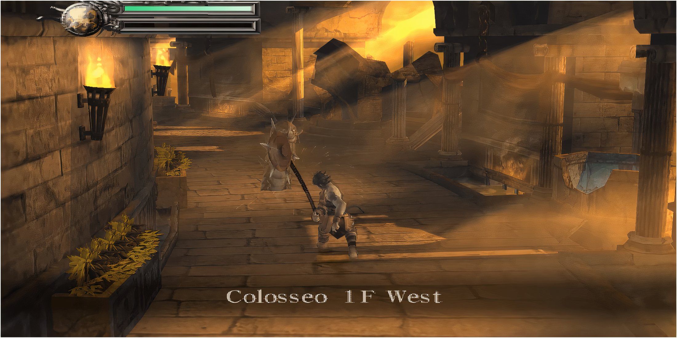 Fighting enemies in Rygar The Legendary Adventure