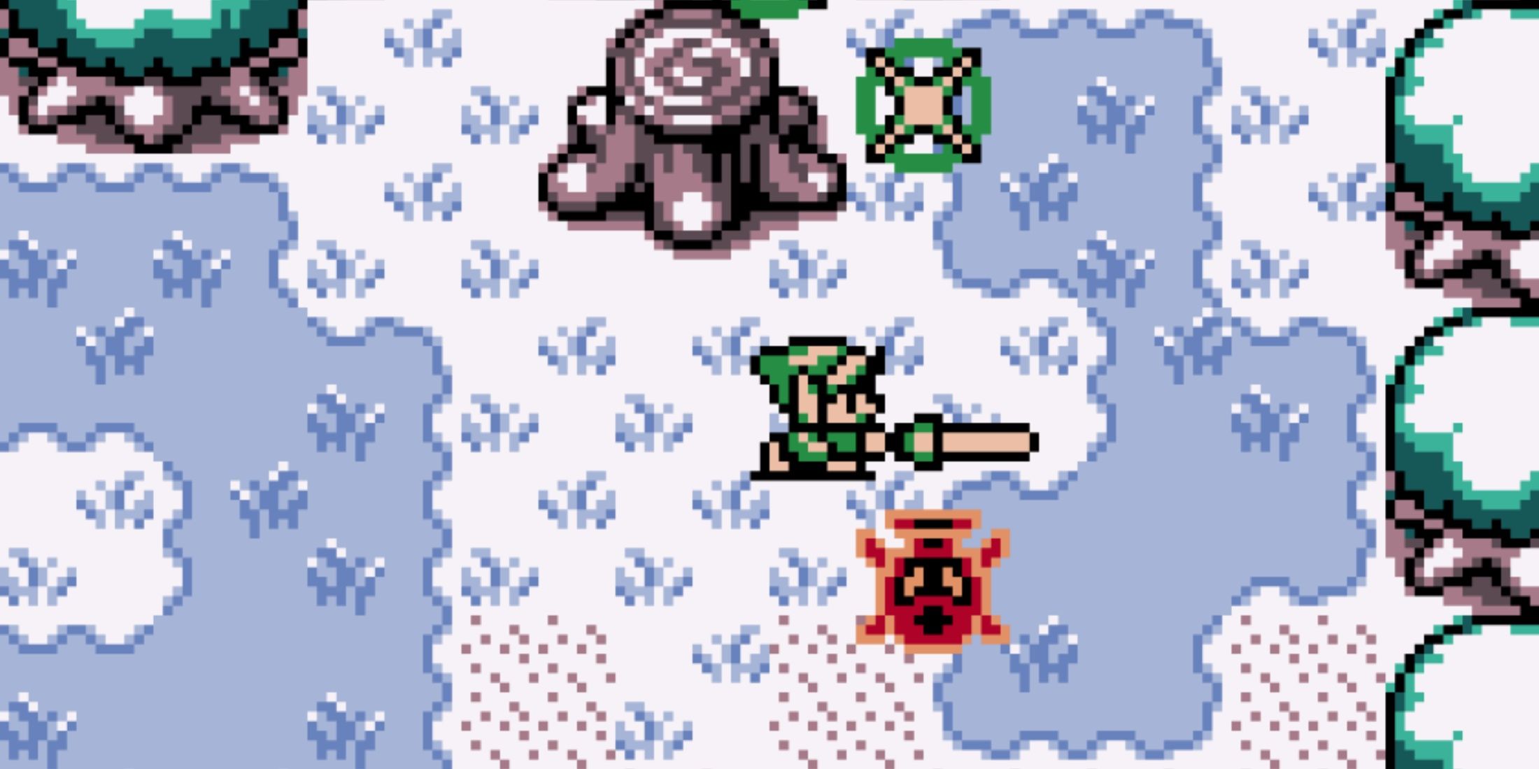 Fighting enemies in The Legend Of Zelda Oracle Of Seasons