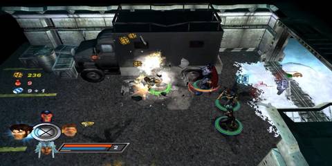 Fighting enemies in XMen Legends 2 Rise of Apocalypse