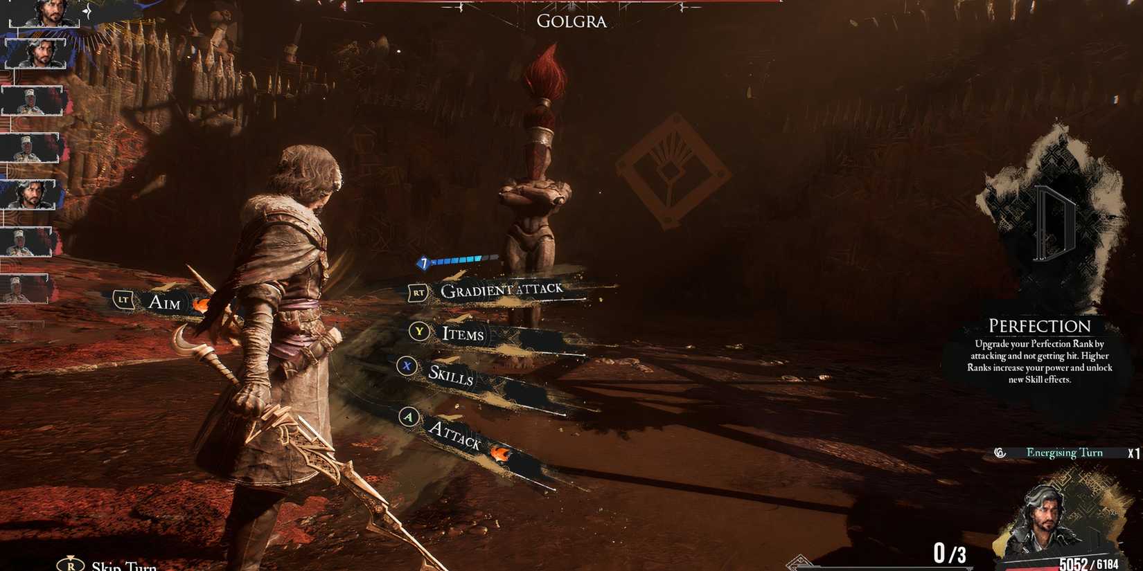 Fighting Golgra in Clair Obscur Expedition 33