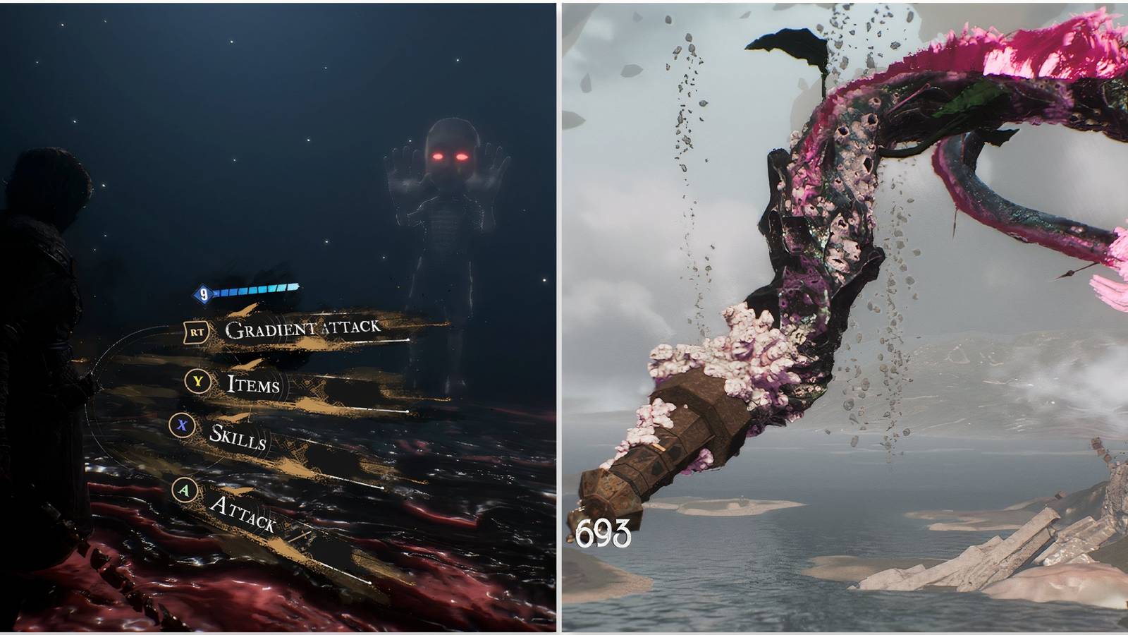 Fighting Mime and Serpenphare in Clair Obscur Expedition 33