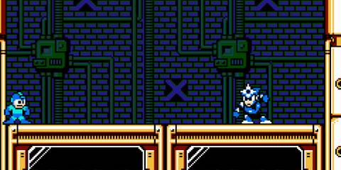 Fighting Shadow Man in Mega Man 3