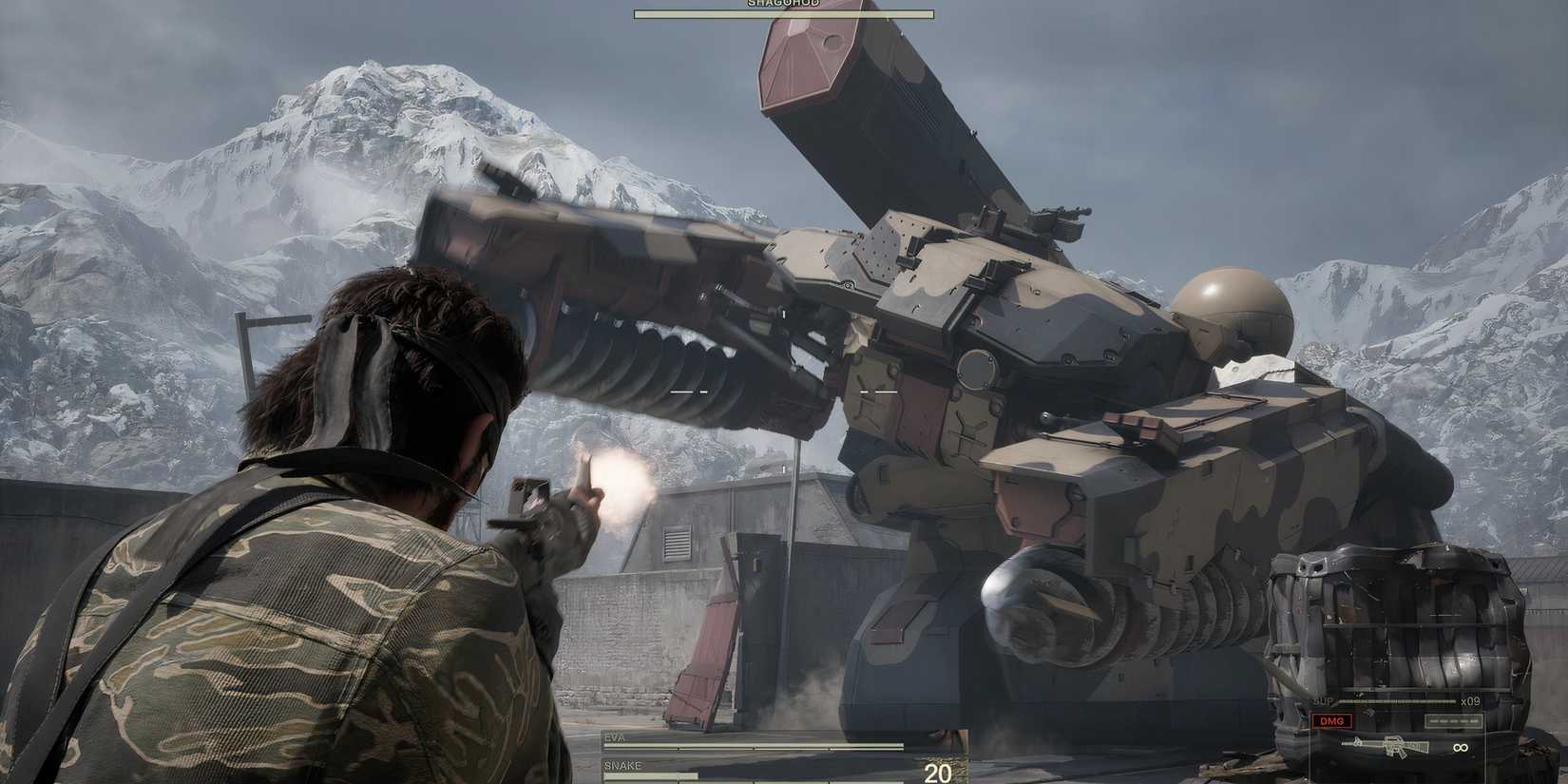 Fighting Shagohod in Metal Gear Solid Delta Snake Eater