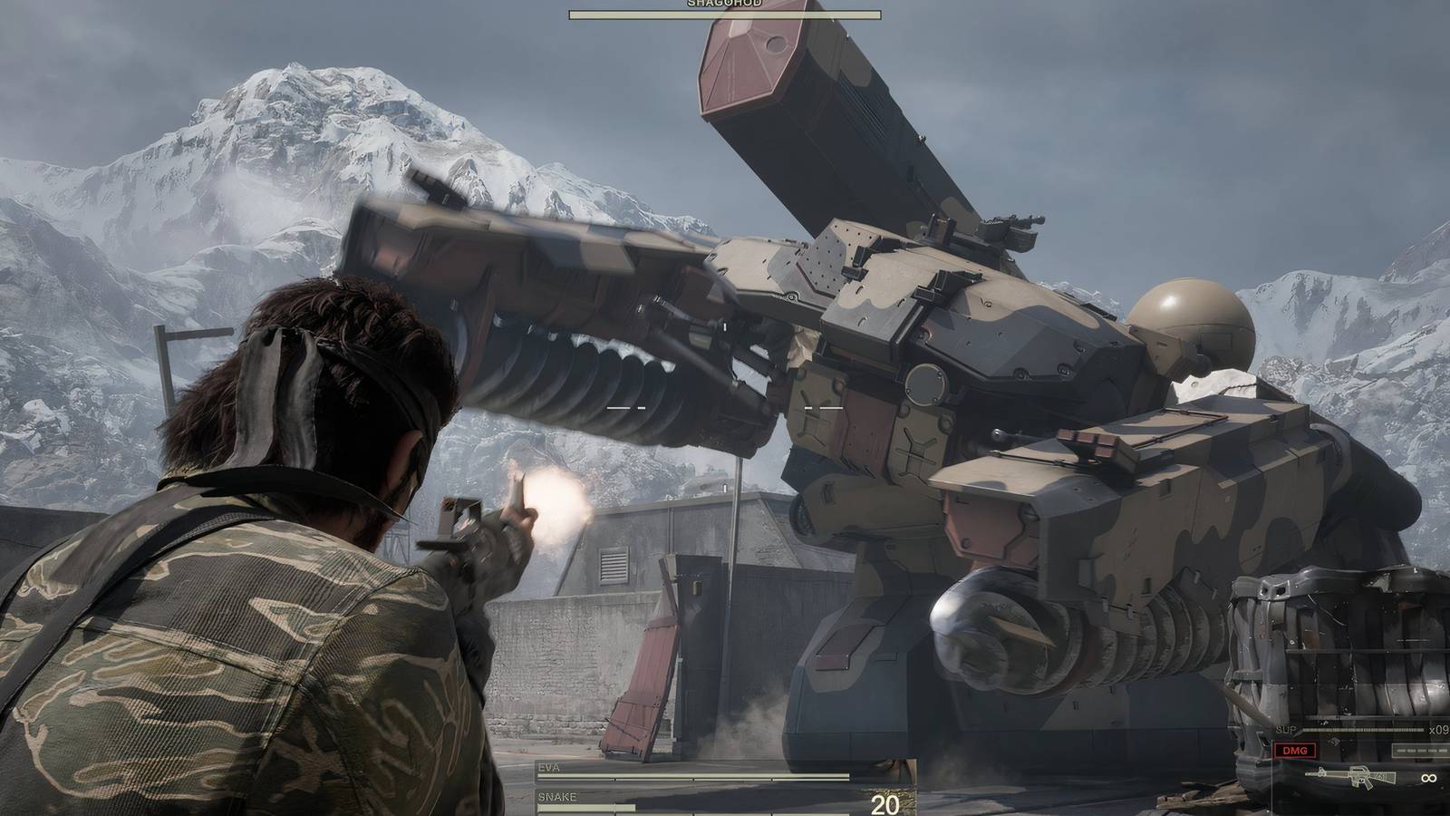 Fighting Shagohod in Metal Gear Solid Delta Snake Eater