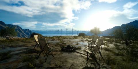 Final Fantasy 15 a haven in the daytime