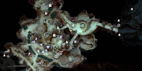 Finley's Location on the Map in No Rest for the Wicked