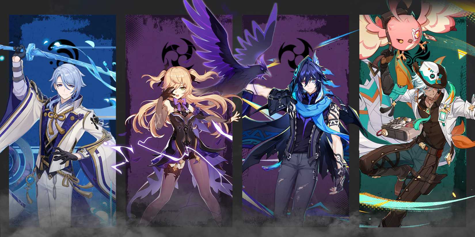 fischl-ororon-ifa-and ayato composition in genshin impact