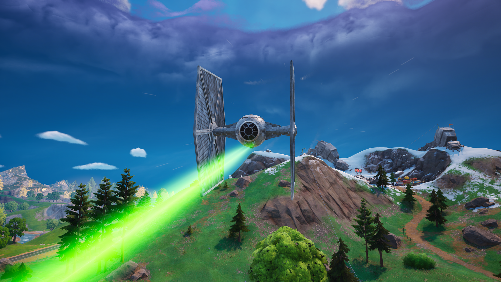 flying a TIE Fighter