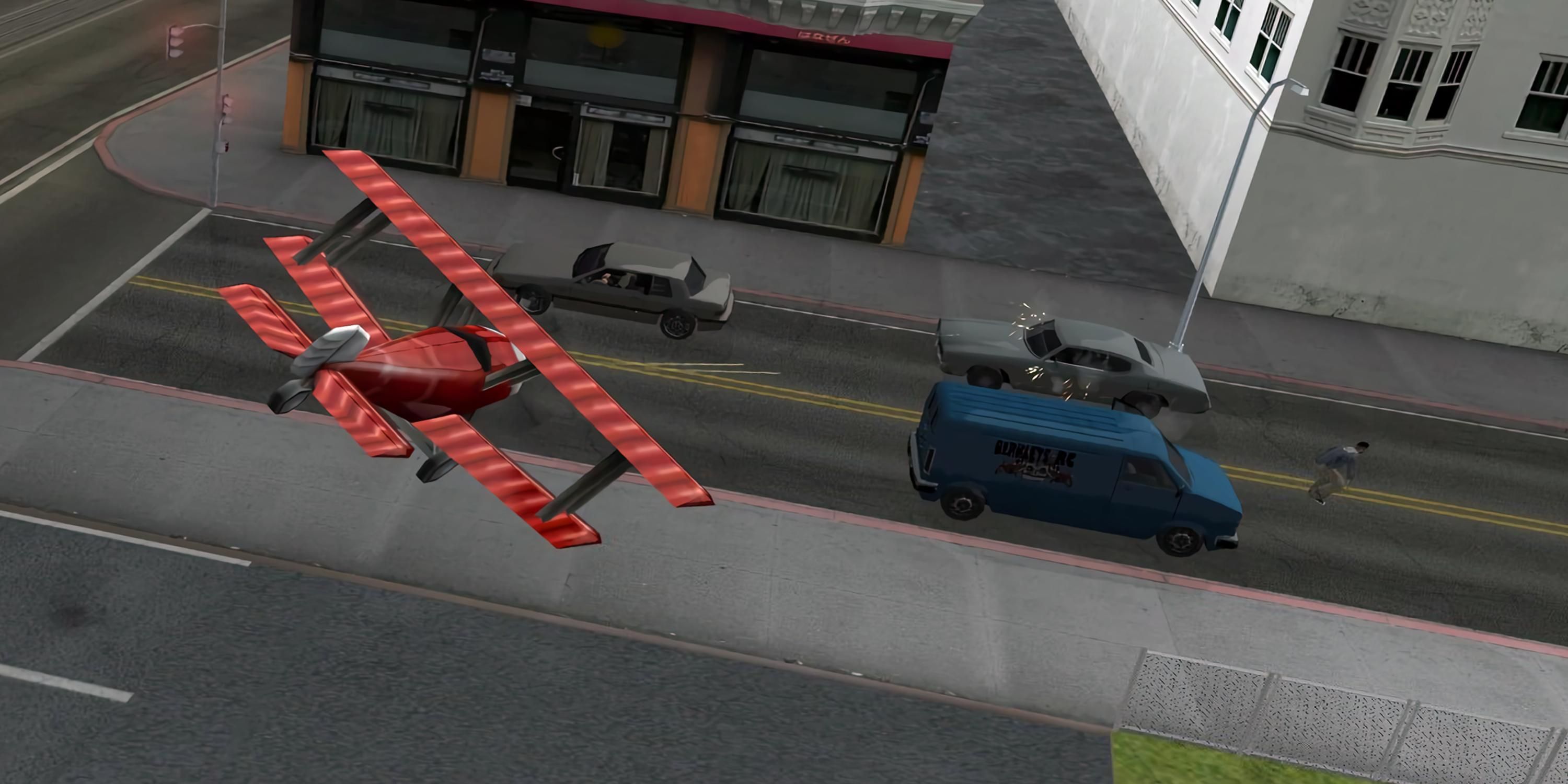 Flight of the RC plane in the Mission on GTA San Andreas