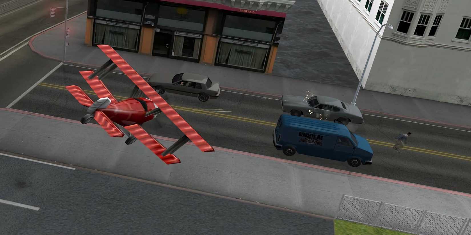 Flying an RC plane in Supply Lines mission in GTA San Andreas