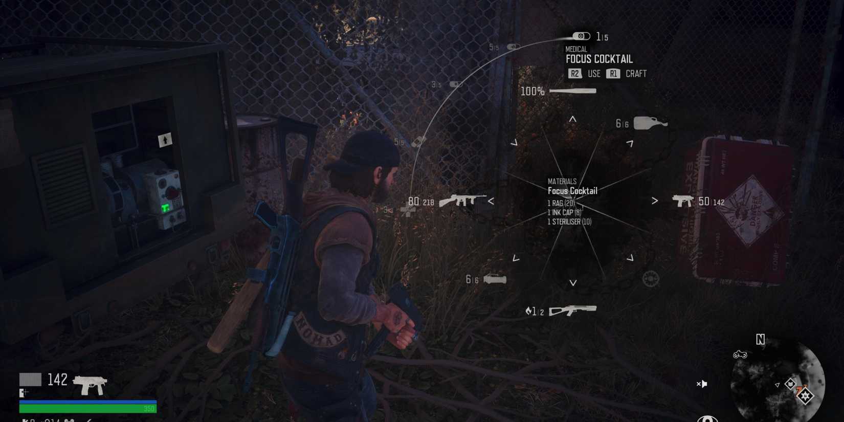 focus cocktail days gone