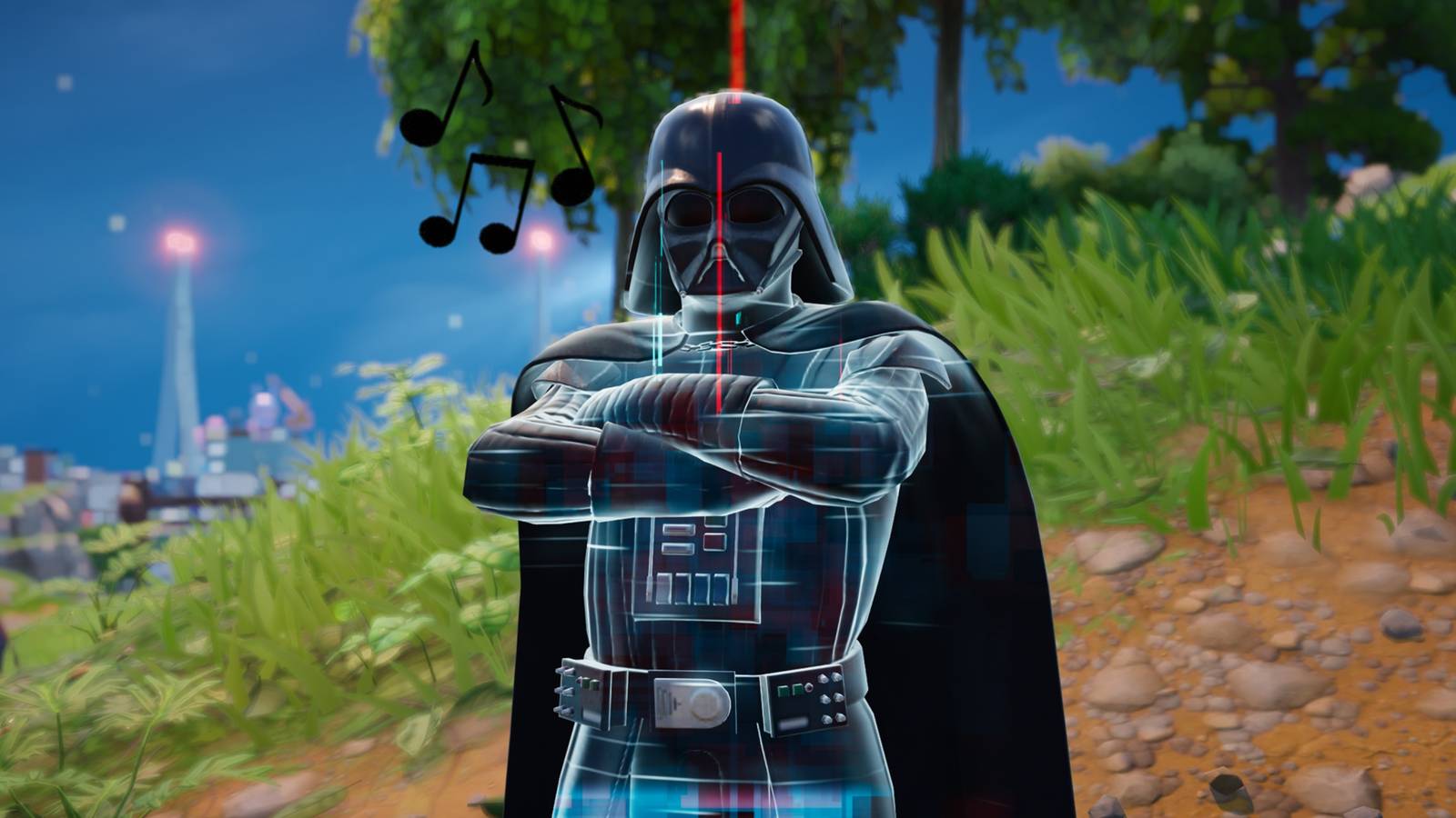 forcing darth vader to sing in fortnite