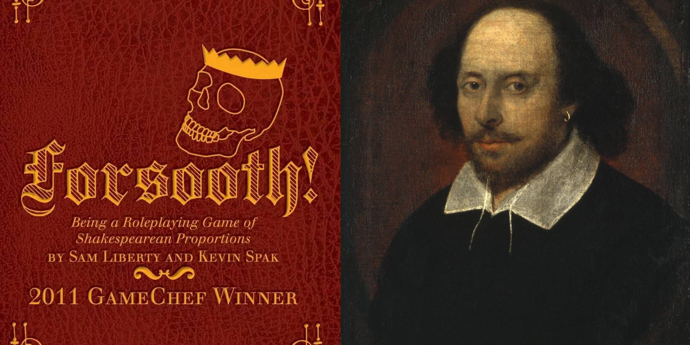 Forsooth! game and image of the man who inspired it