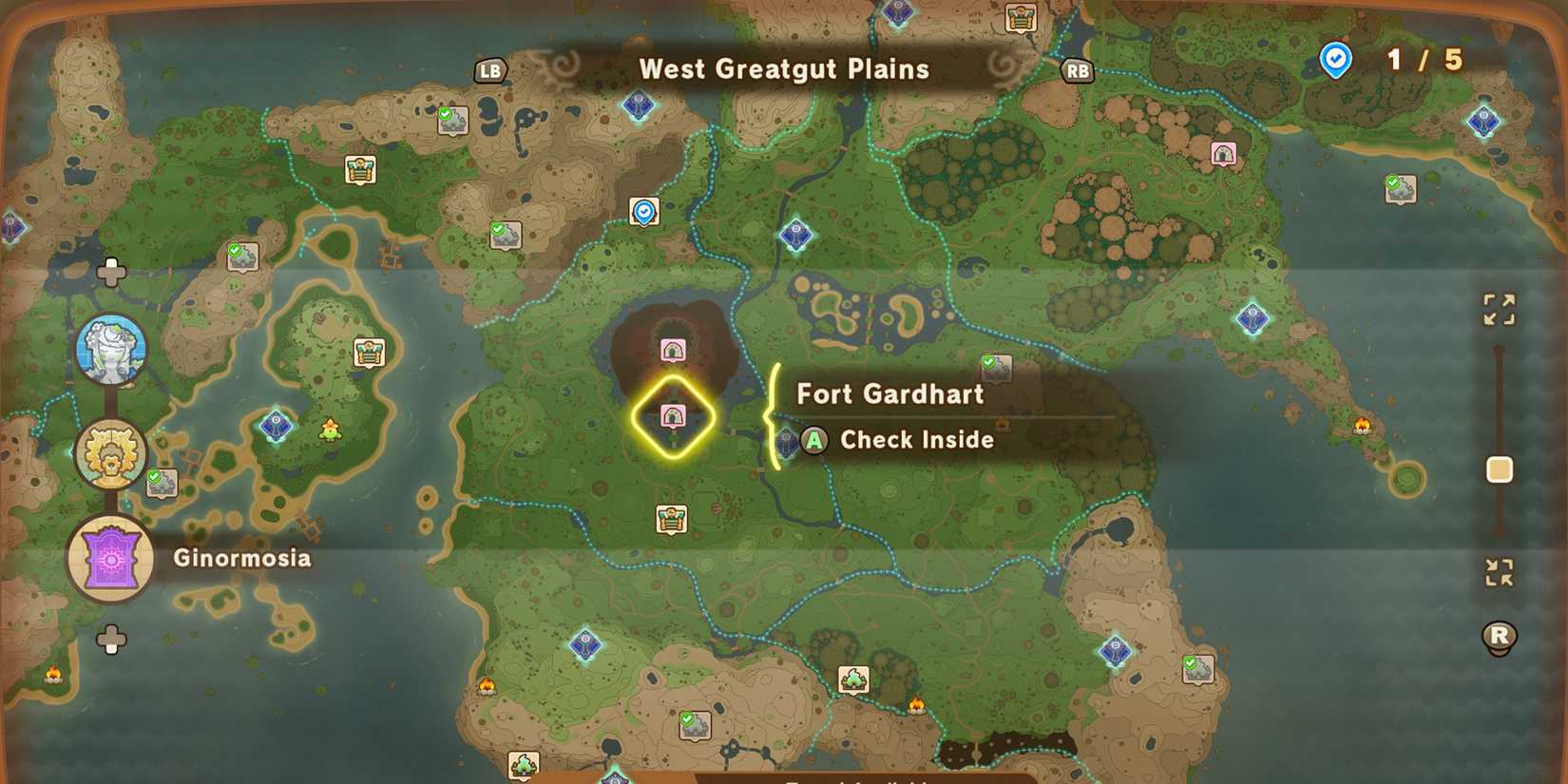 Fort Gardhart Location - Fantasy Life I