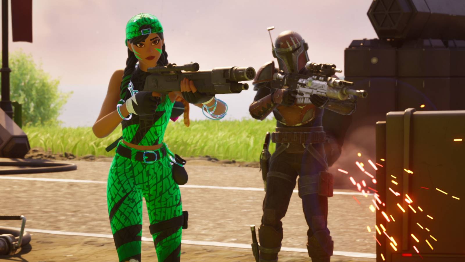 fortnite hire mandalorian