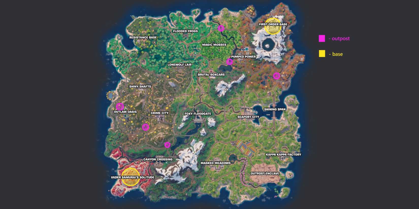 fortnite stormtrooper locations
