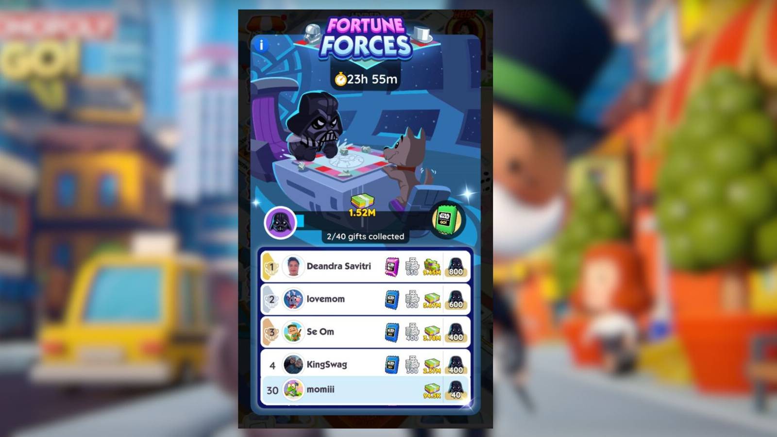 fortune forces monopoly go