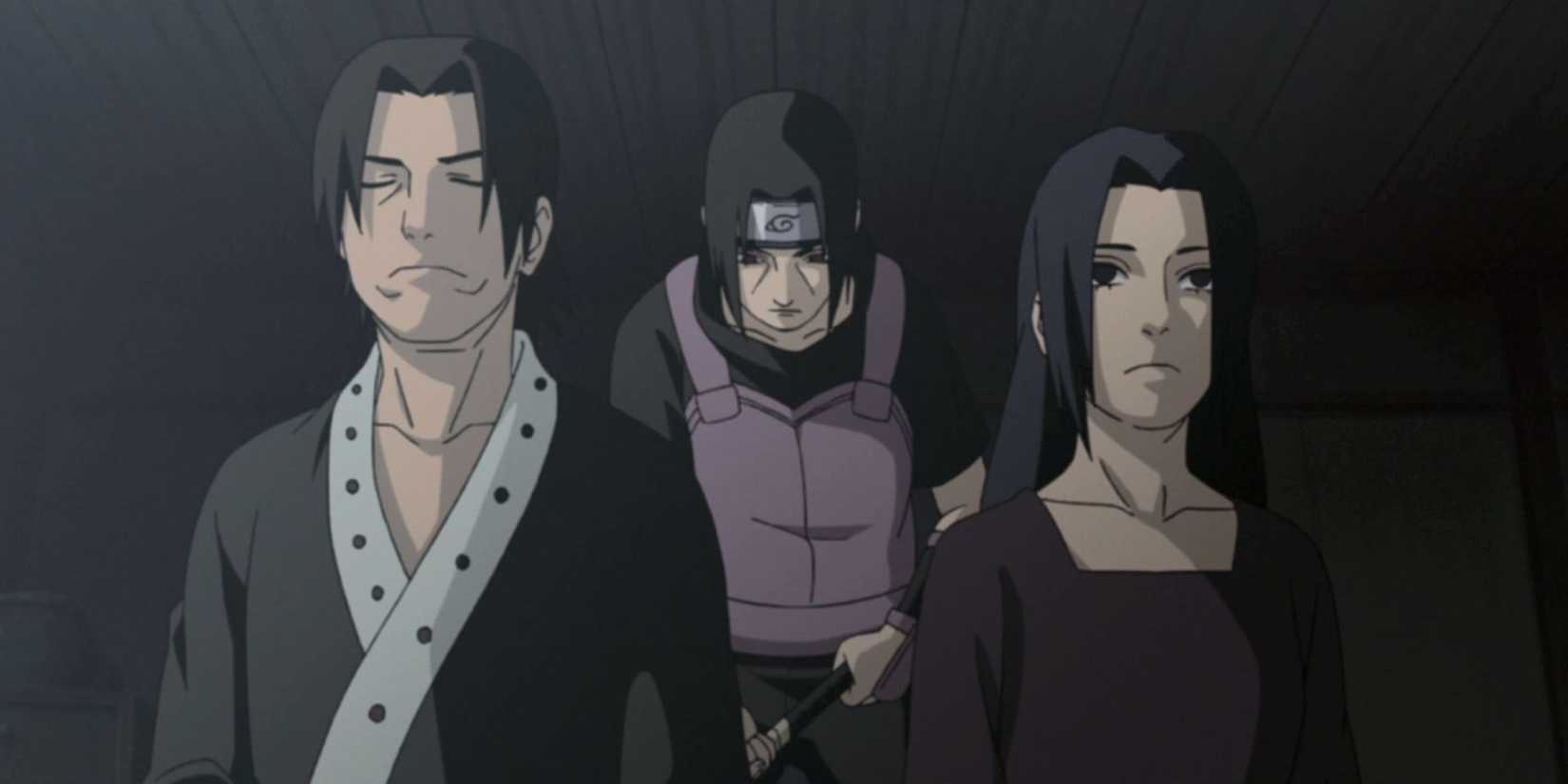 fugaku and mikoto before executed by itachi