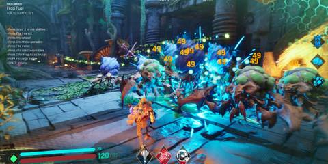 gang of frogs horde enemies