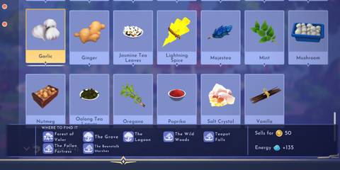 Garlic in Disney Dreamlight Valley