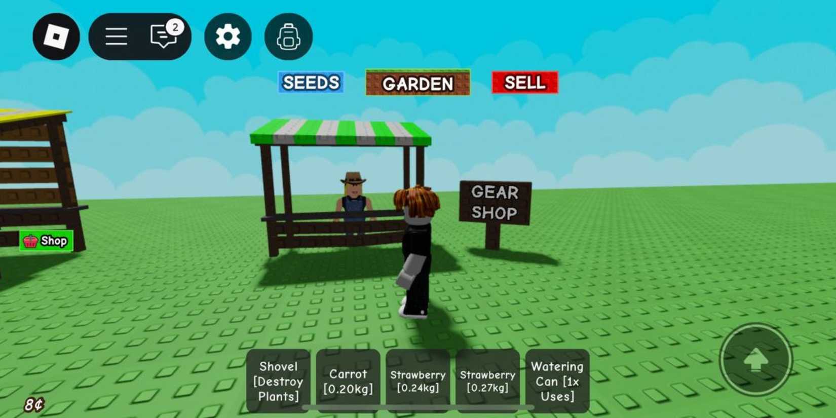 gear shop location grow a garden