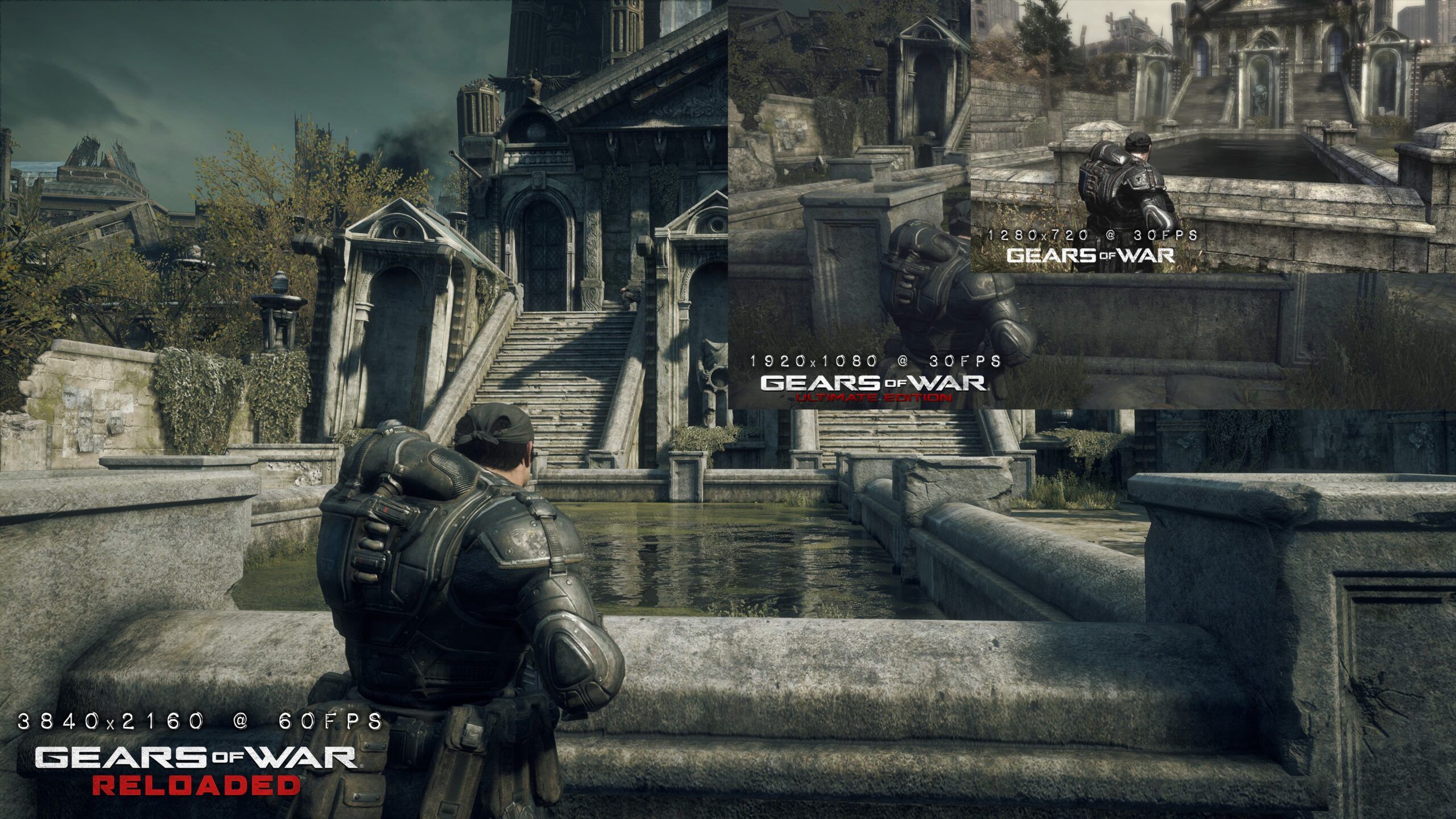 gears of war reloaded comparison