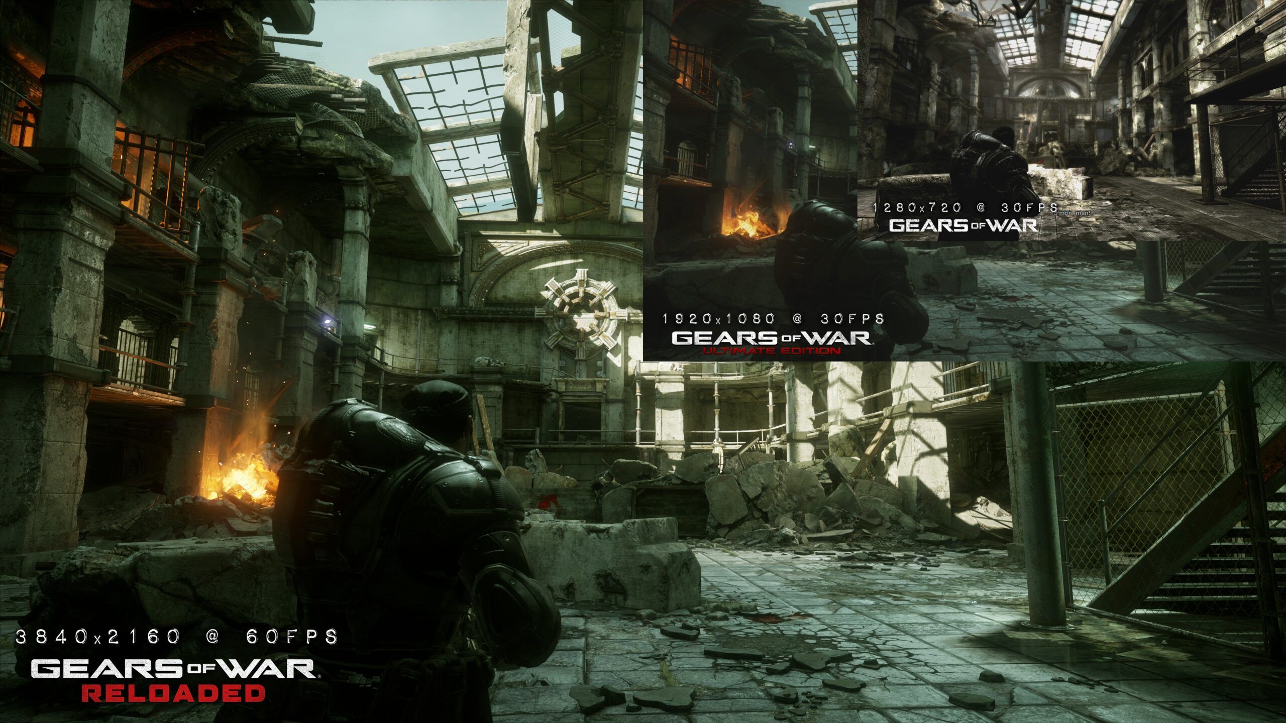 gears of war reloaded resolution comparison