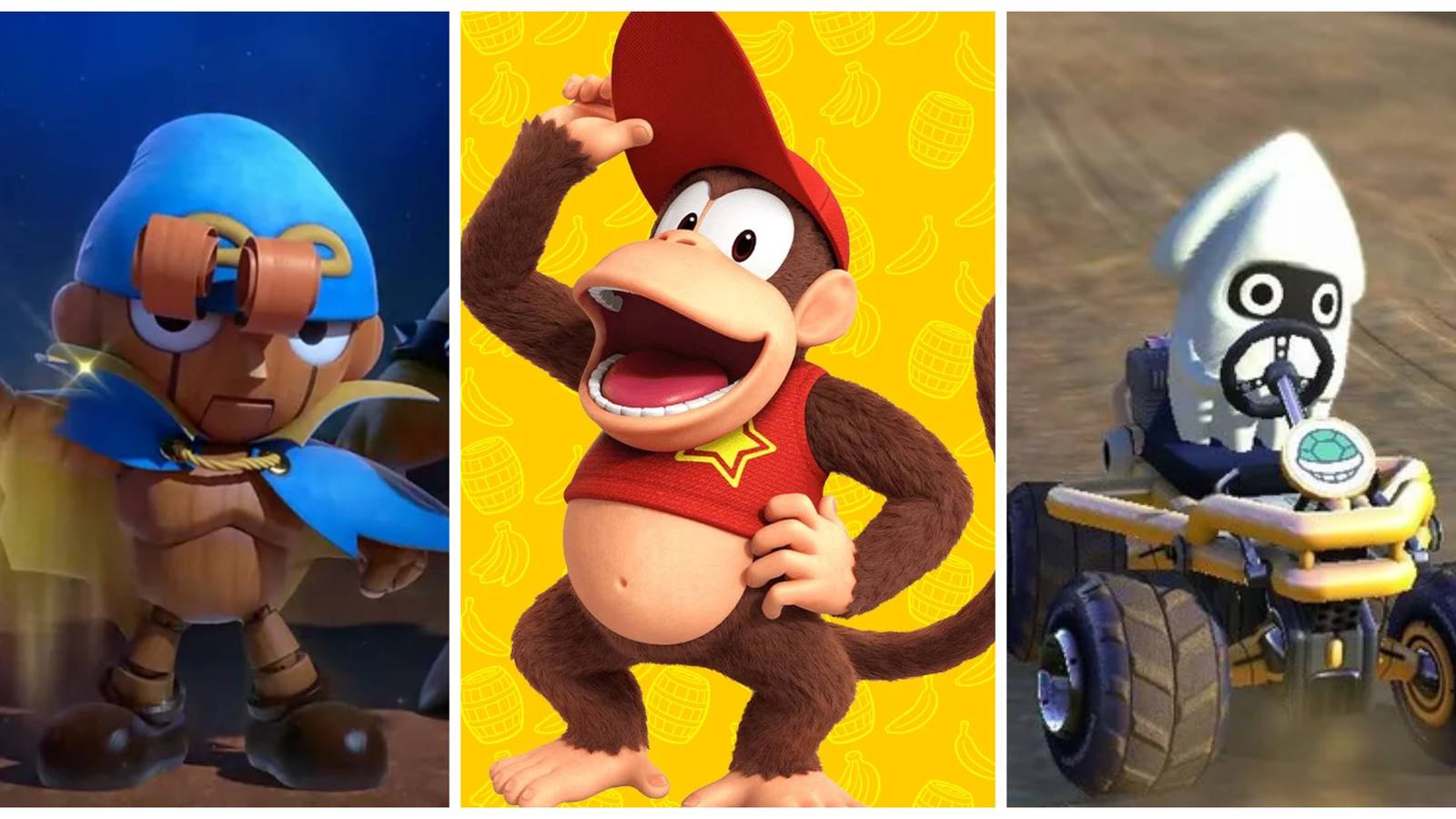 geno, diddy kong, blooper