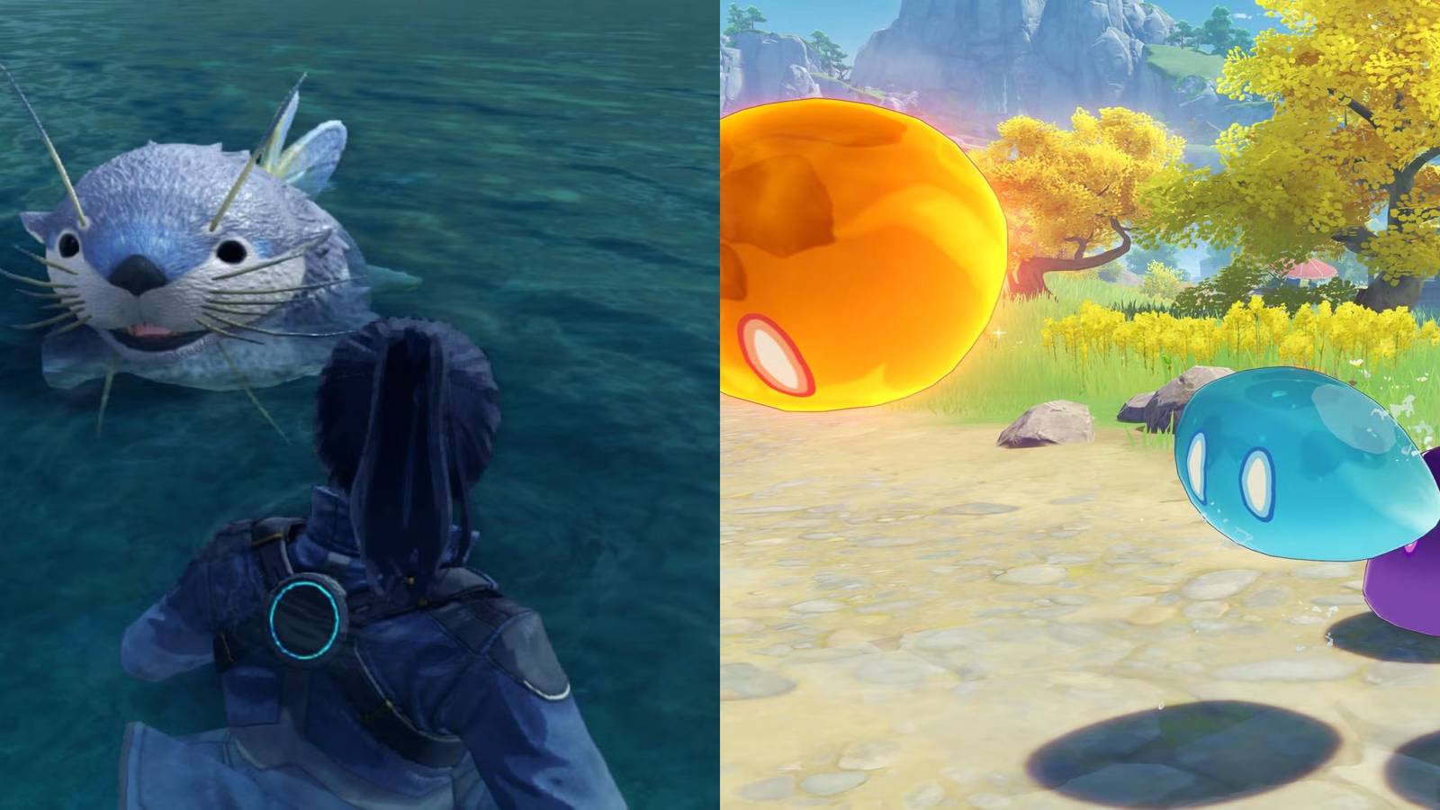 Genshin Impact and Xenoblade Chronicles 3d 