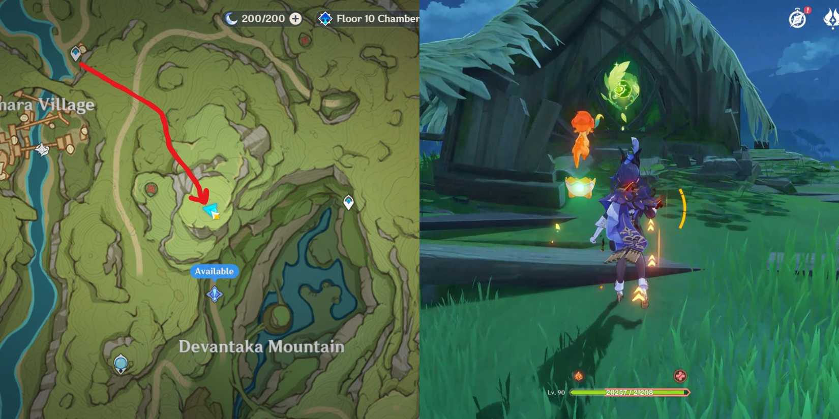 Genshin Impact - Ardravi Valley Dendroculus Location 12