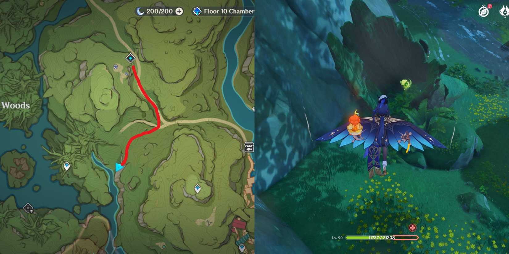 Genshin Impact - Ardravi Valley Dendroculus Location 19