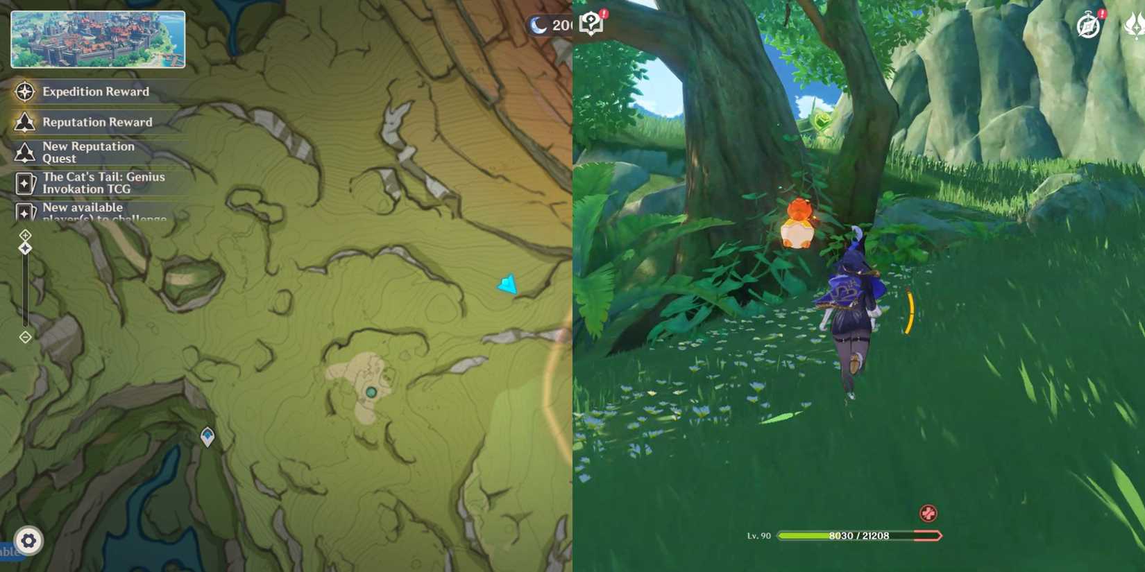 Genshin Impact - Ardravi Valley Dendroculus Location 3