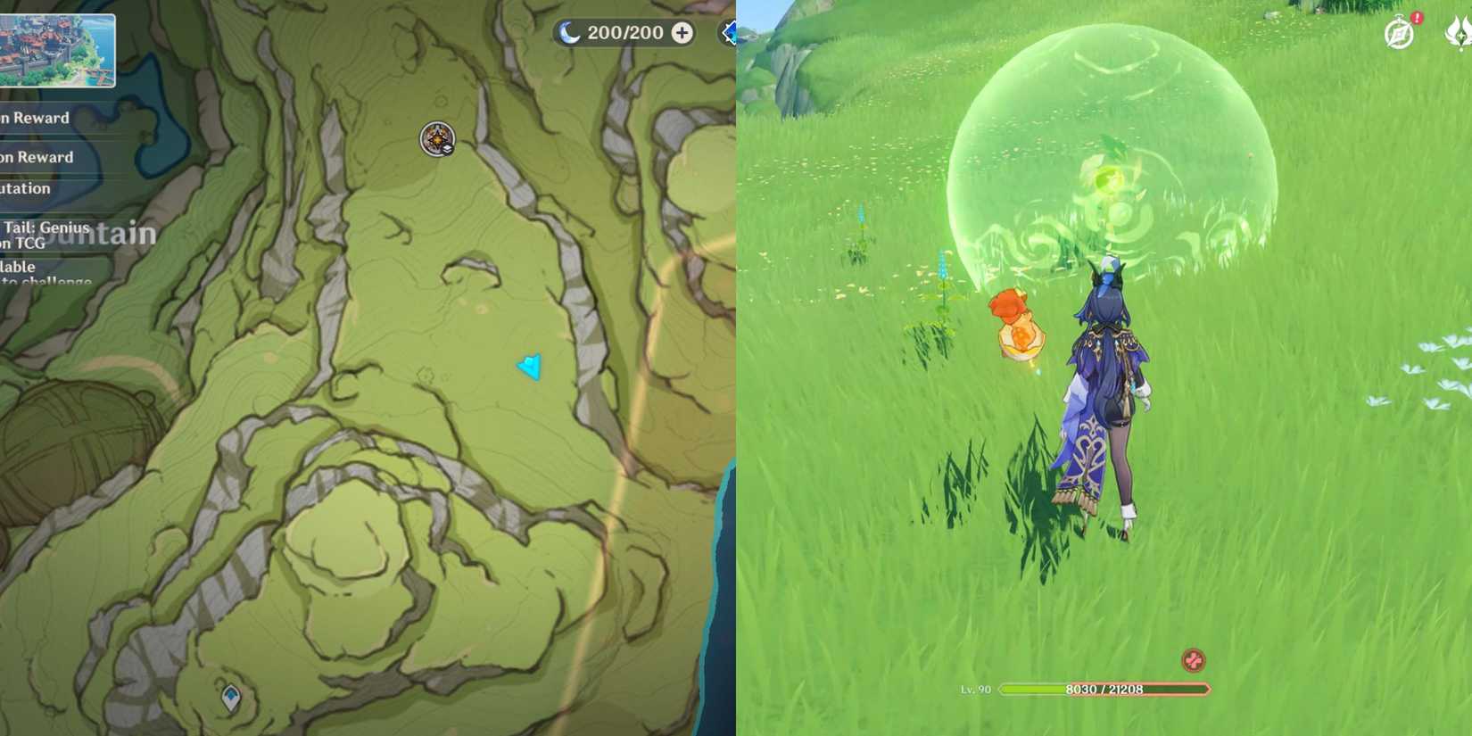 Genshin Impact - Ardravi Valley Dendroculus Location 8