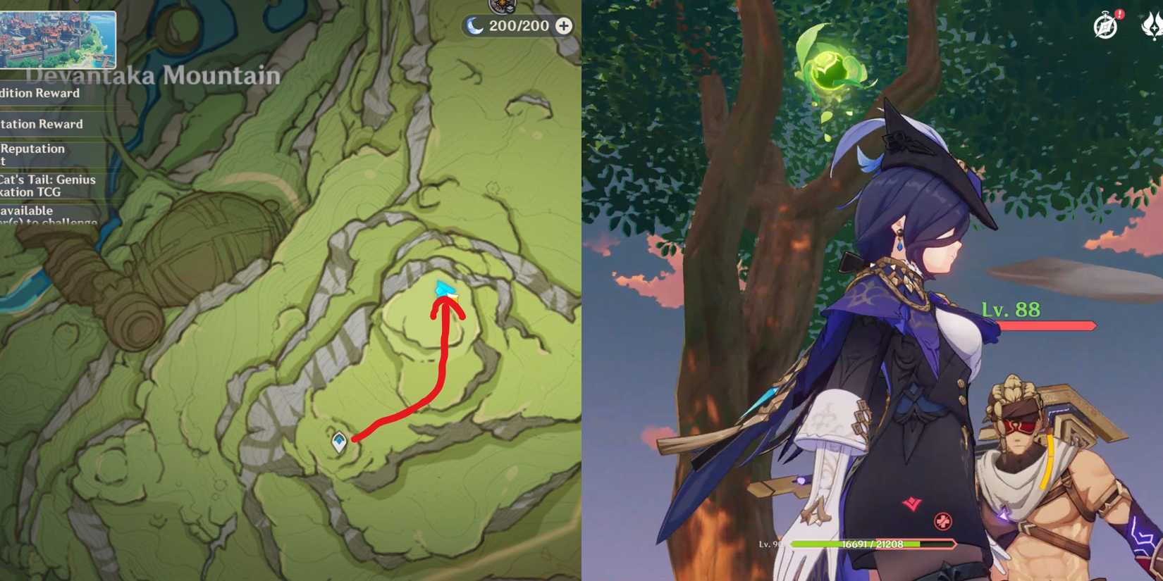 Genshin Impact - Ardravi Valley Dendroculus Location 9