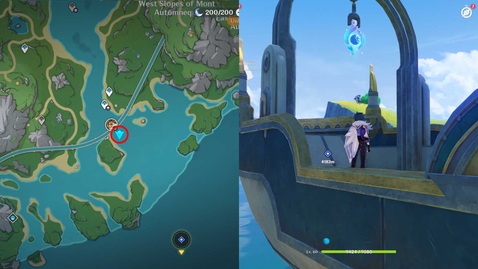 Genshin Impact Belleau Region Hydroculus Locations 6