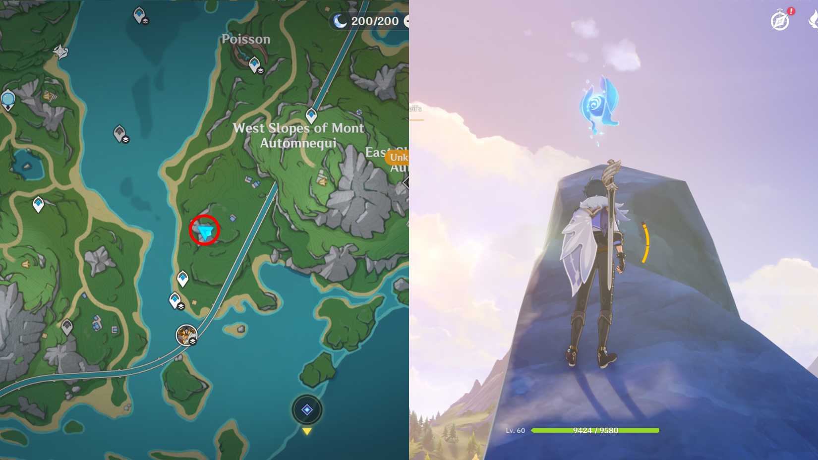 Genshin Impact Belleau Region Hydroculus Locations 7