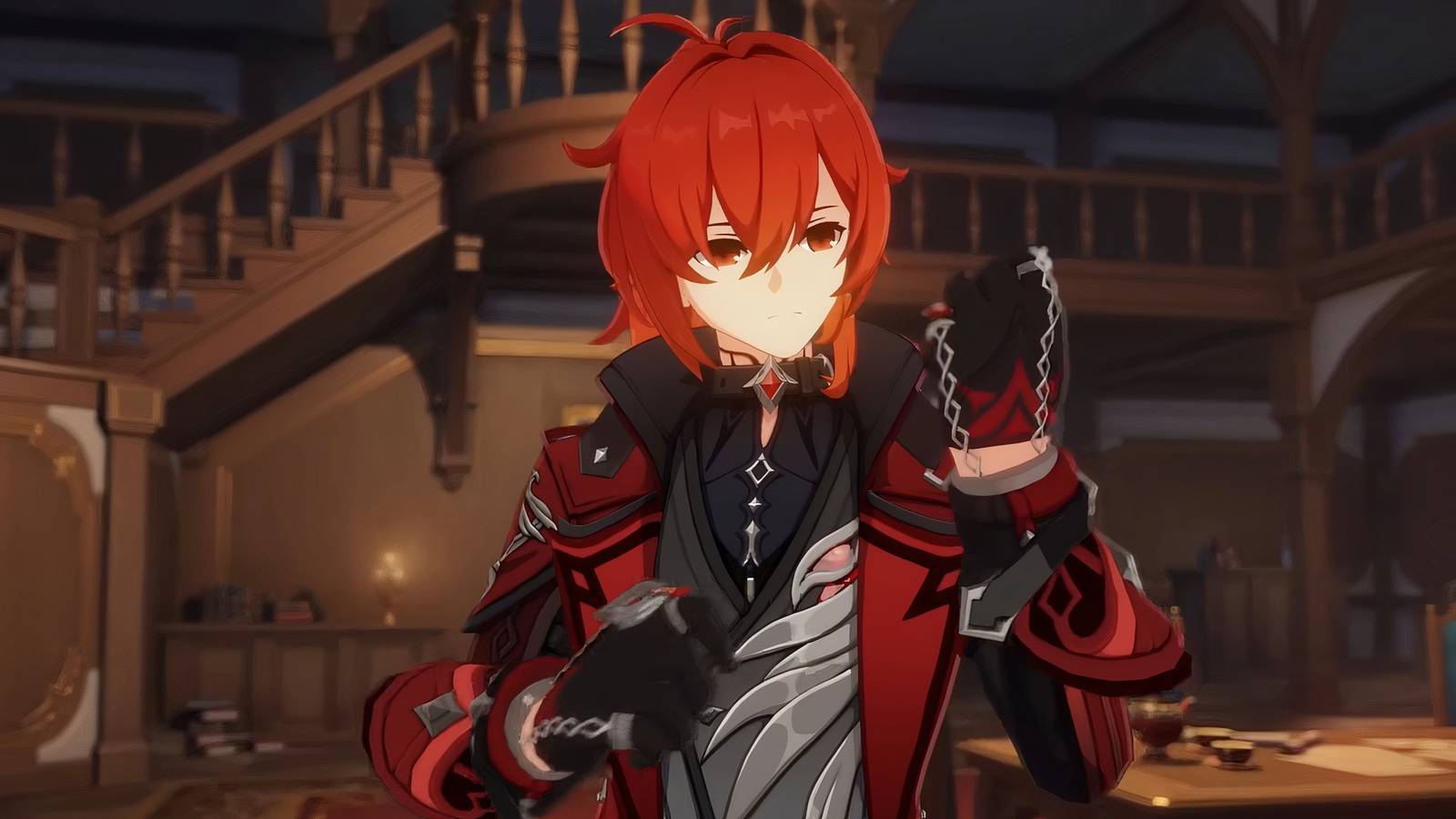 A talented Genshin Impact artist reimagines Diluc as his fiery phoenix, showcasing a character swap concept that caught attention in the community.