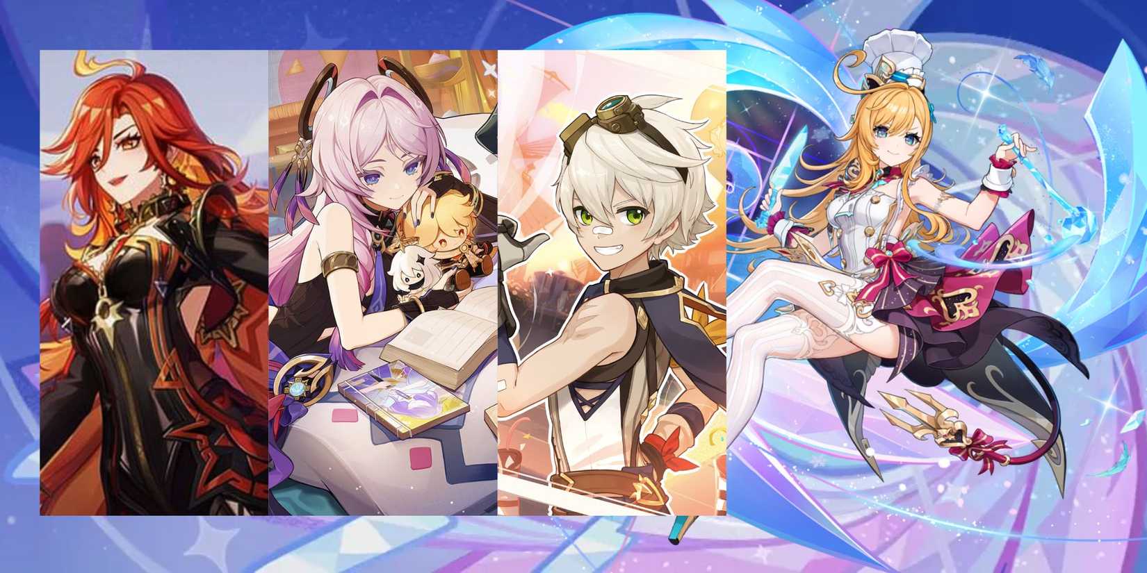 Genshin Impact Escoffier + Mavuika + Citlali + Bennett